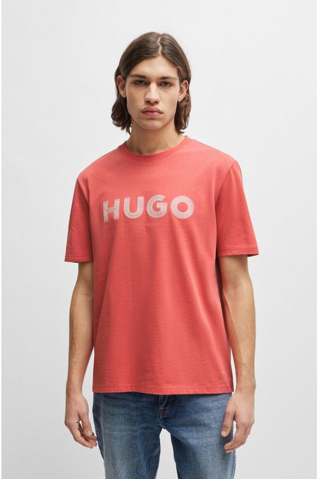 POLO REGULAR FIT DE PUNTO DE ALGODÓN CON LOGO HOMBRE