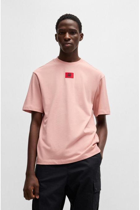 POLO RELAXED FIT HUGO X RB CON ILUSTRACIÓN HOMBRE