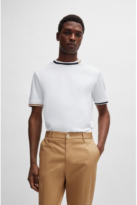 POLO REGULAR FIT DE ALGODÓN CON DETALLES DE LA MARCA HOMBRE