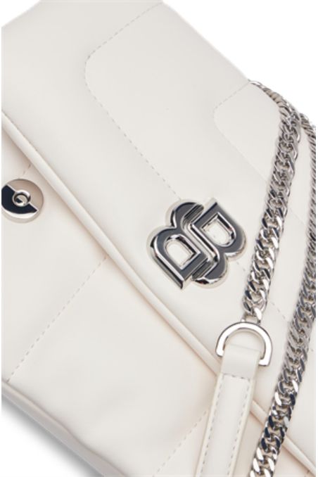 BOLSO BANDOLERA CON MONOGRAMA DOBLE MUJER