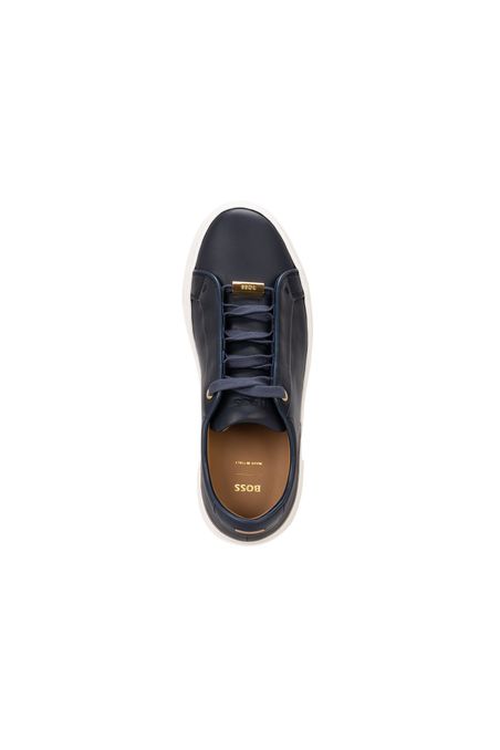 ZAPATILLAS CON CORDONES EN MEZCLA DE MATERIALES MUJER