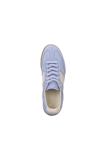 ZAPATILLAS CON CORDONES EN MEZCLA DE MATERIALES MUJER