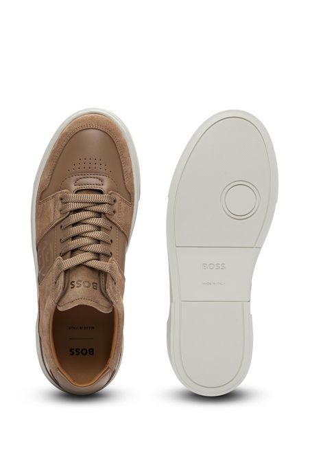 ZAPATILLAS DE PIEL CON CORDONES MUJER