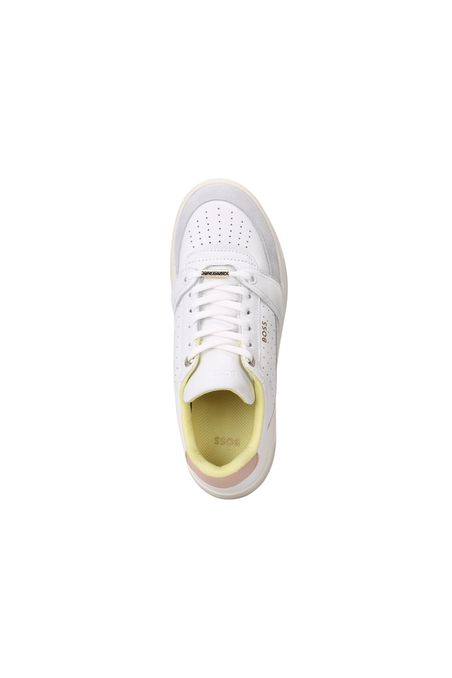 ZAPATILLAS EN MEZCLA DE MATERIALES CON BLOQUES DE COLOR MUJER