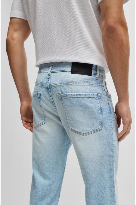 JEANS REGULAR FIT DE TEJIDO VAQUERO ELÁSTICO HOMBRE