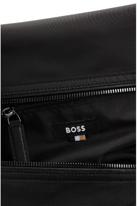 BOLSA DE VIAJE CON CORREA DE LOGO Y MONOGRAMA DOBLE HOMBRE