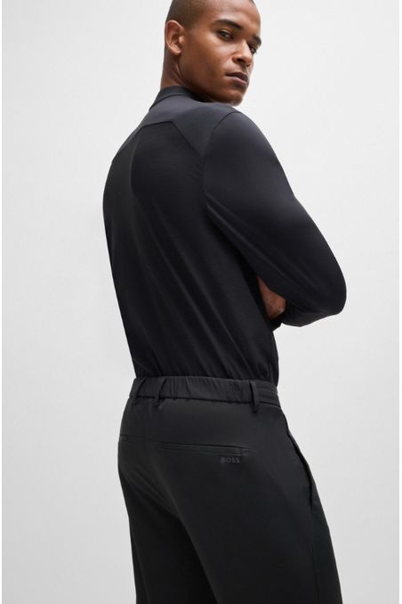 PANTALONES REGULAR FIT CON CORDÓN OCULTO HOMBRE