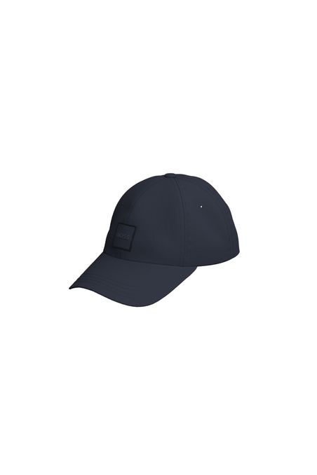 GORRA DE SARGA DE ALGODÓN CON PARCHE DE LOGO HOMBRE