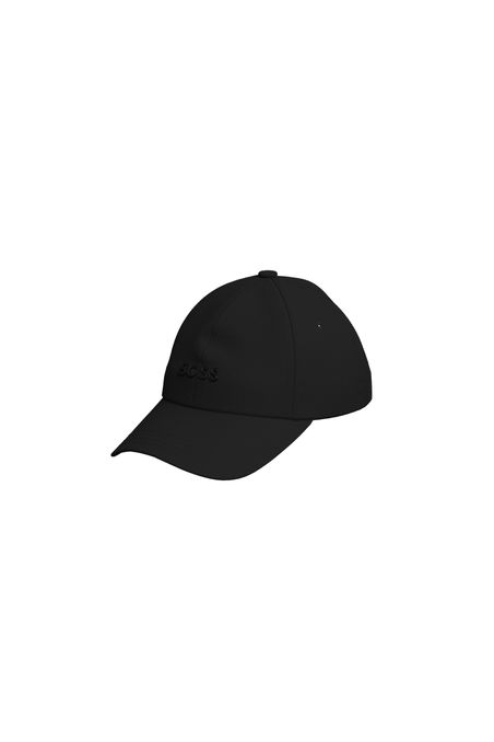 GORRA DE SARGA DE ALGODÓN CON PARCHE DE LOGO HOMBRE