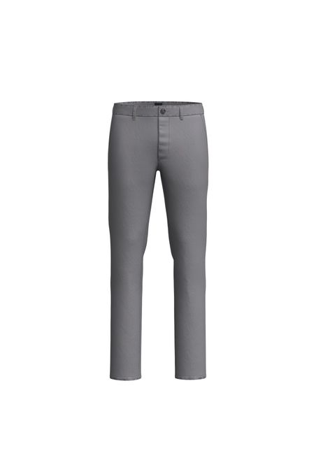 PANTALONES SLIM FIT EN SARGA DE ALGODÓN ELÁSTICO HOMBRE
