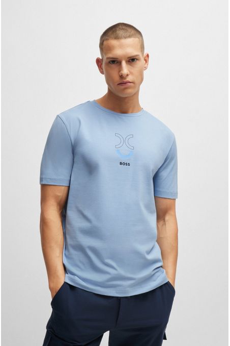 PAQUETE DE DOS POLOS REGULAR FIT DE ALGODÓN ELÁSTICO CON LOGO HOMBRE