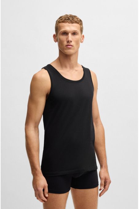 PAQUETE DE TRES POLOS REGULAR FIT INTERIORES DE ALGODÓN CON LOGOS BORDADOS HOMBRE