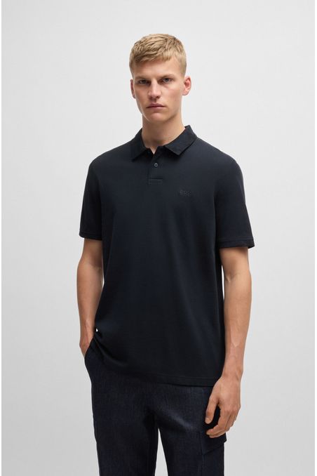 POLO PIQUÉ REGILAR FIT DE PIQUÉ DE ALGODÓN CON RIBETES ESTAMPADOS DE CAMUFLAJE HOMBRE