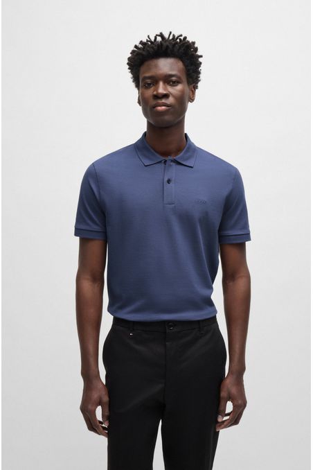 POLO PIQUÉ REGULAR FIT DE ALGODÓN CON LOGO BORDADO HOMBRE