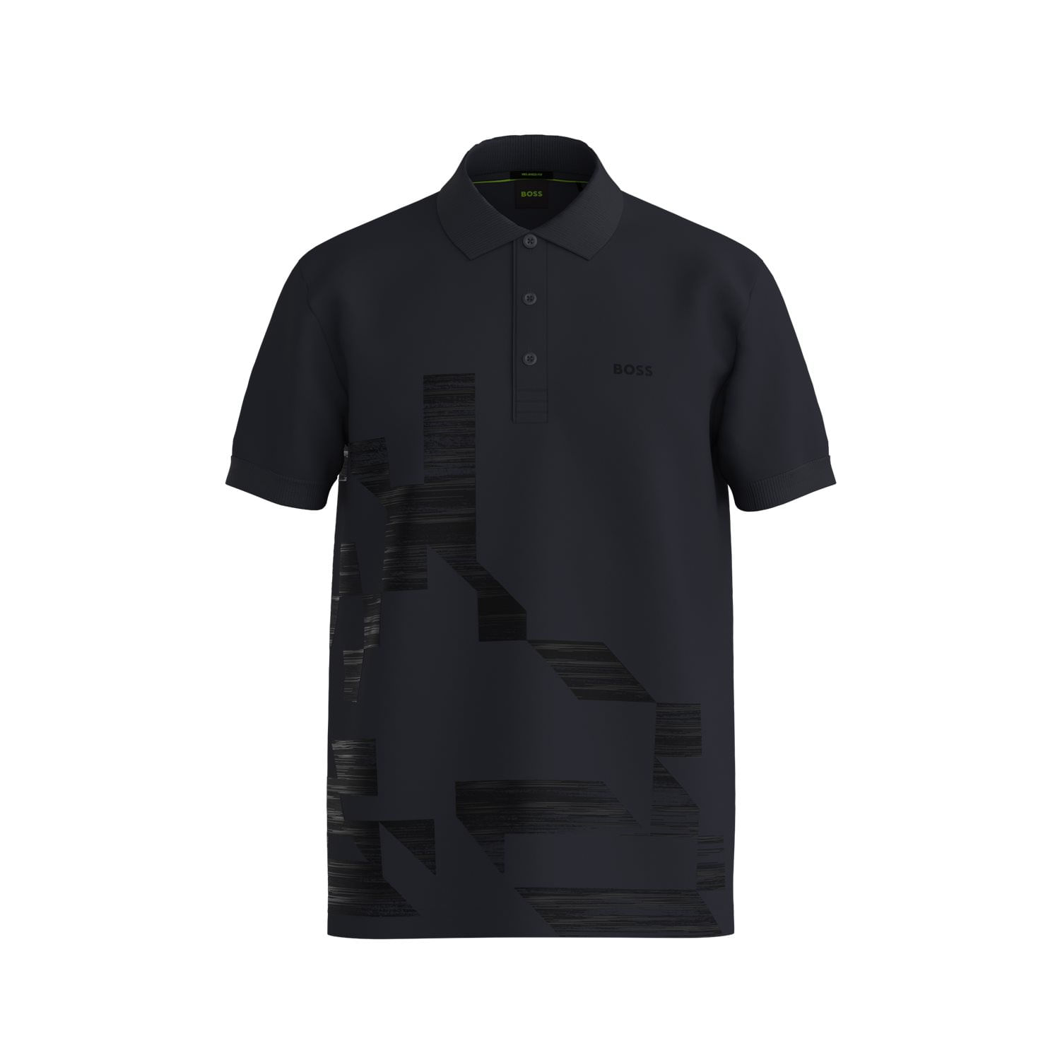 POLO PIQUÉ REGULAR FIT DE MEZCLA DE ALGODÓN CON DISEÑO HOMBRE