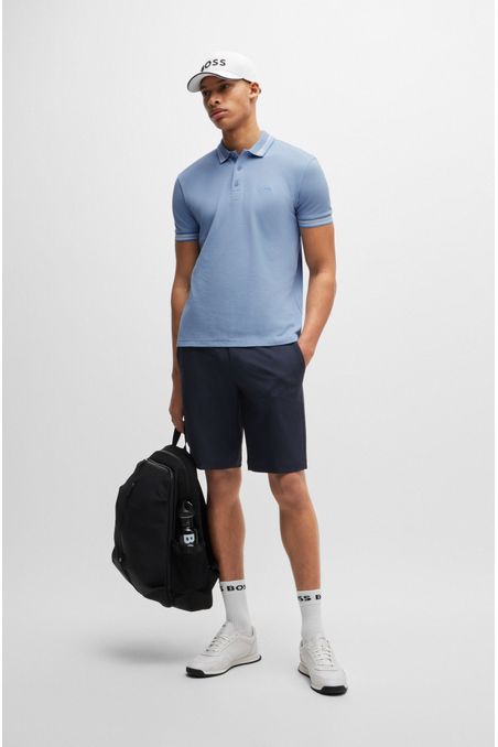 POLO PIQUÉ REGULAR FIT DE PIQUÉ DE ALGODÓN CON LOGO EN EL REVERSO HOMBRE