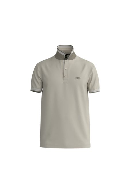 POLO PIQUÉ REGULAR FIT DE PIQUÉ DE ALGODÓN CON LOGO EN EL REVERSO HOMBRE