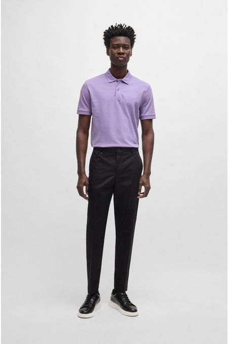 POLO PIQUÉ REGULAR FIT DE ALGODÓN CON LOGO BORDADO HOMBRE