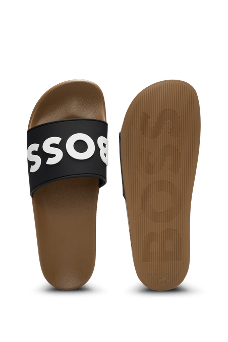 SANDALIAS CON LOGO EN RELIEVE FABRICADAS EN ITALIA HOMBRE
