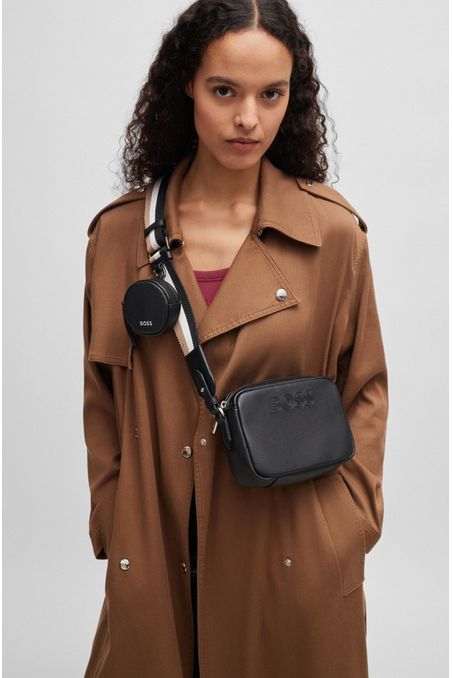 BOLSO BANDOLERA DE PIEL SINTÉTICA CON BOLSITO EXTRAÍBLE MUJER