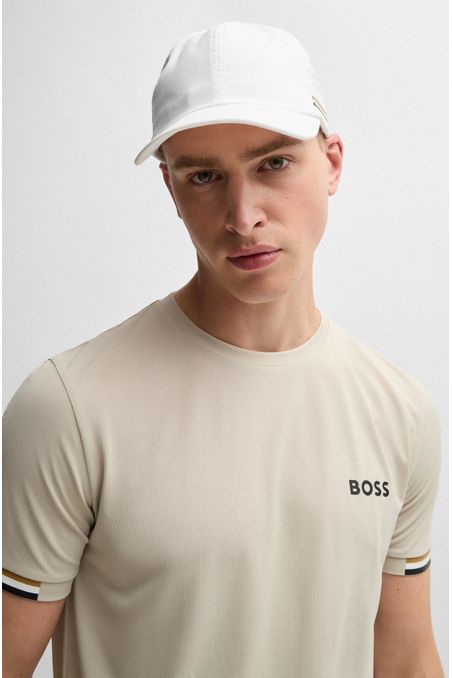 GORRA REPELENTE AL AGUA BOSS X MATTEO BERRETTINI CON DETALLES DE LA MARCA HOMBRE