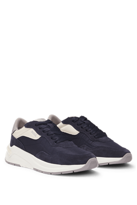 ZAPATILLAS EN MEZCLA DE MATERIALES MUJER