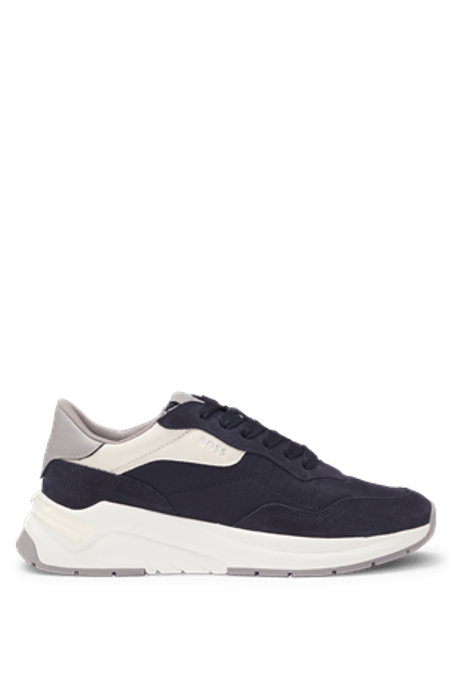ZAPATILLAS EN MEZCLA DE MATERIALES MUJER