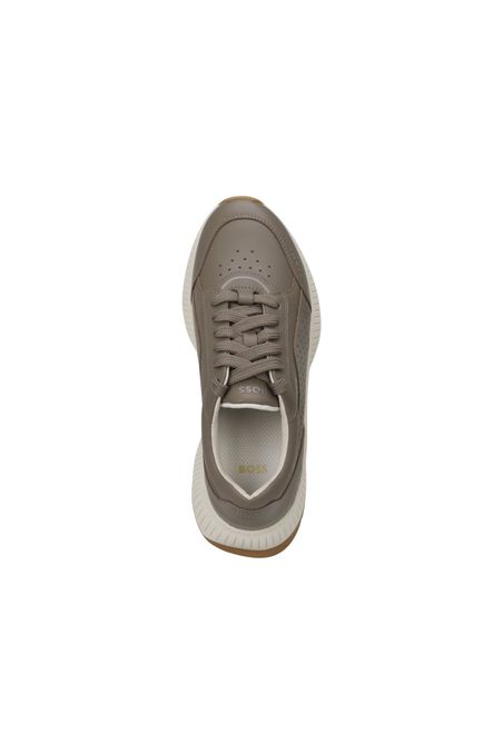ZAPATILLAS EN MEZCLA DE MATERIALES MUJER