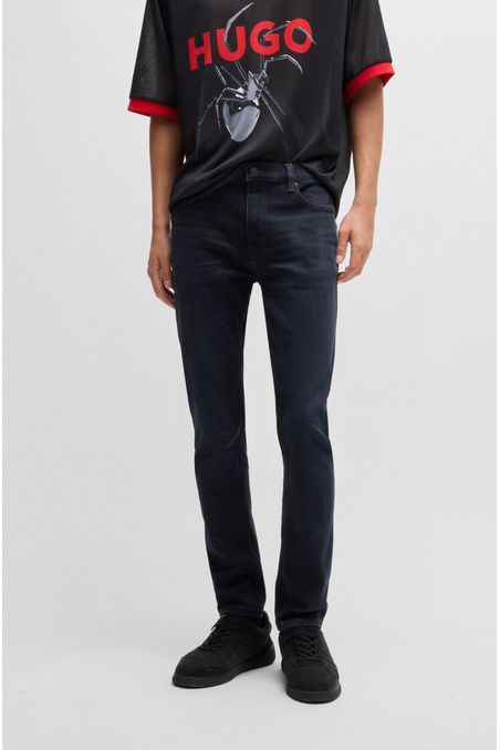 JEANS EXTRA SLIM FIT DE DENIM ELÁSTICO HOMBRE