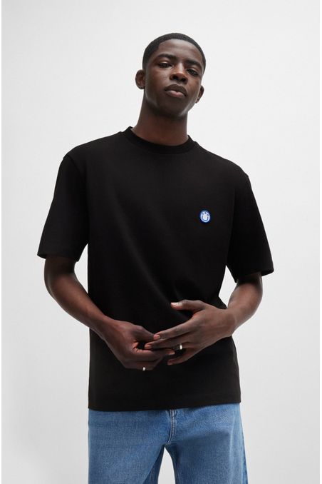 POLO REGULAR FIT DE PUNTO DE ALGODÓN CON LOGO HOMBRE