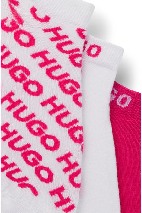 PAQUETE DE TRES PARES DE MEDIAS TOBILLERAS DE ALGODÓN MUJER