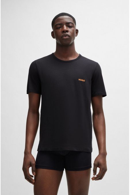PAQUETE DE TRES POLOS INTERIORES REGULAR FIT DE ALGODÓN CON LOGO ESTAMPADO HOMBRE