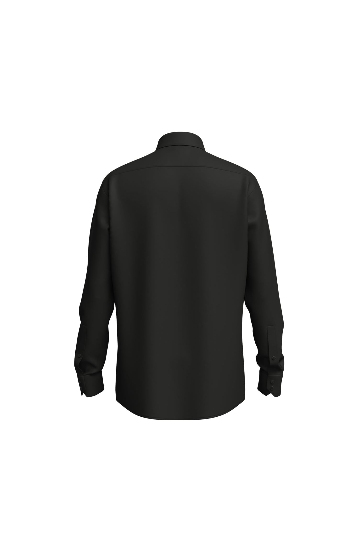 CAMISA MODERN FIT DE RASO DE ALGODÓN ELÁSTICO HOMBRE