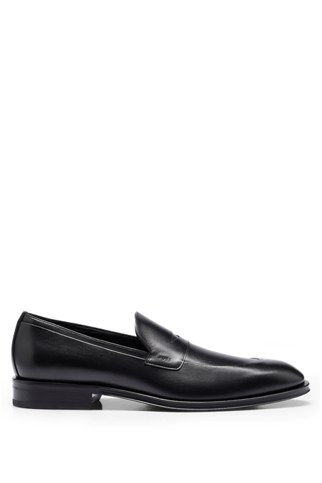 Mocasines De Piel Hombre Negro 50496075001