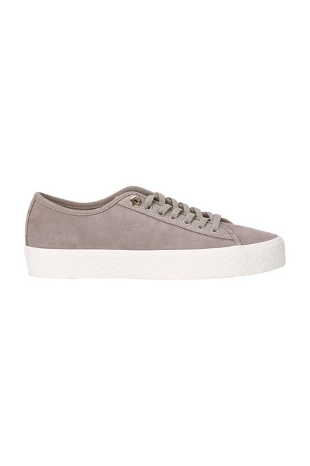 ZAPATILLAS DE ANTE CON CORDONES Y OJALES DE LA MARCA MUJER