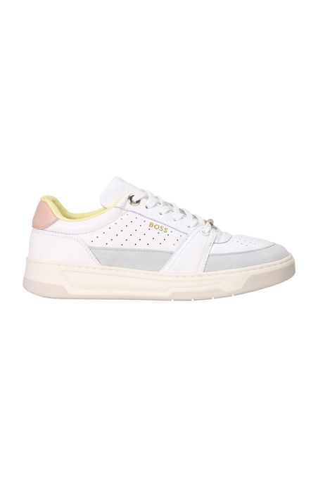 ZAPATILLAS EN MEZCLA DE MATERIALES CON BLOQUES DE COLOR MUJER