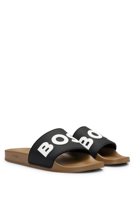 SANDALIAS CON LOGO EN RELIEVE FABRICADAS EN ITALIA HOMBRE