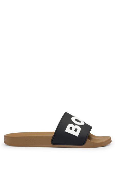SANDALIAS CON LOGO EN RELIEVE FABRICADAS EN ITALIA HOMBRE