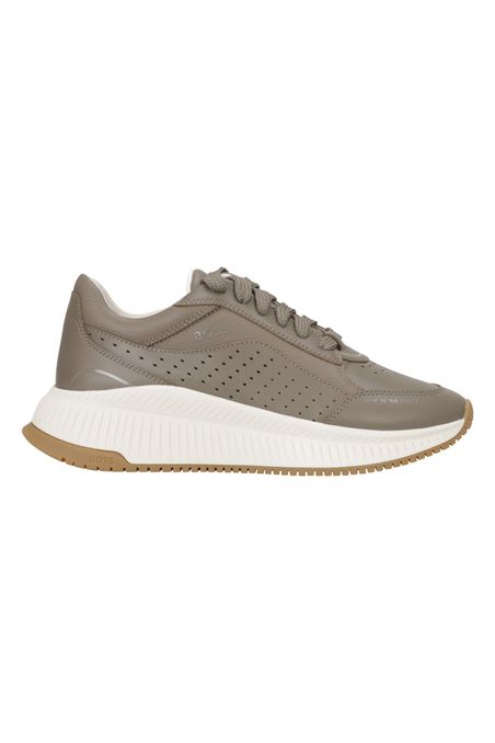 ZAPATILLAS EN MEZCLA DE MATERIALES MUJER