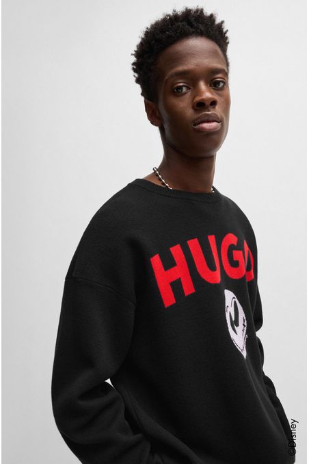 CHOMPA OVERSIZE FIT CON LOGO HUGO X DISNEY HOMBRE