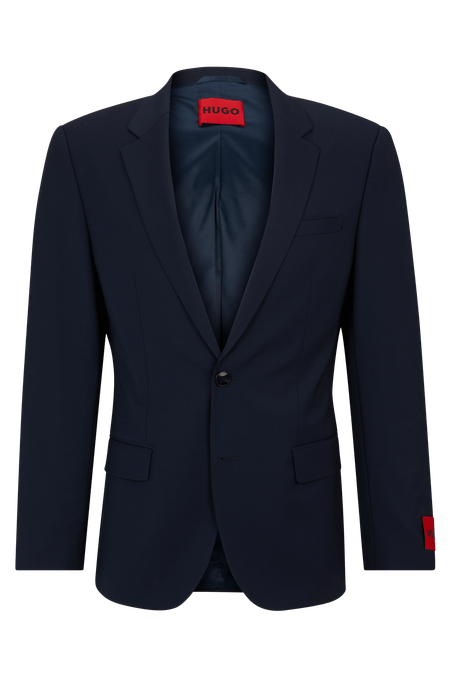 SACO SLIM FIT DE LANA CON ELÁSTICO HOMBRE