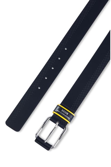 CINTURÓN DE PIEL ITALIANA CON DISEÑO EXCLUSIVO HOMBRE
