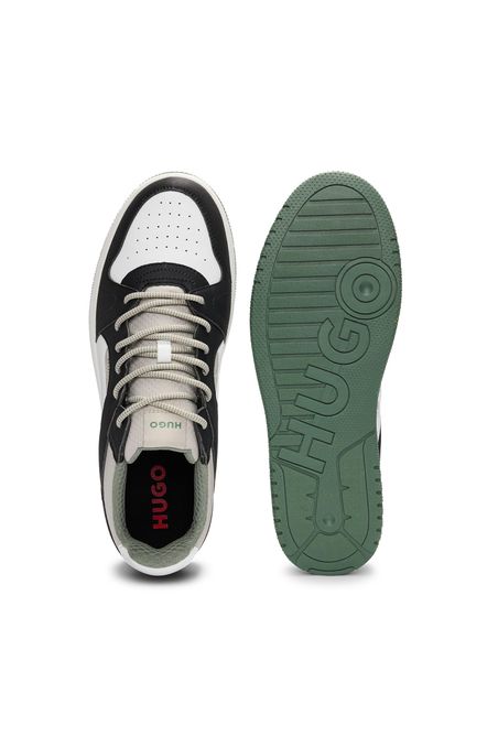 ZAPATILLA DE PIEL GENUINA CON DISEÑO EXCLUSIVO HOMBRE