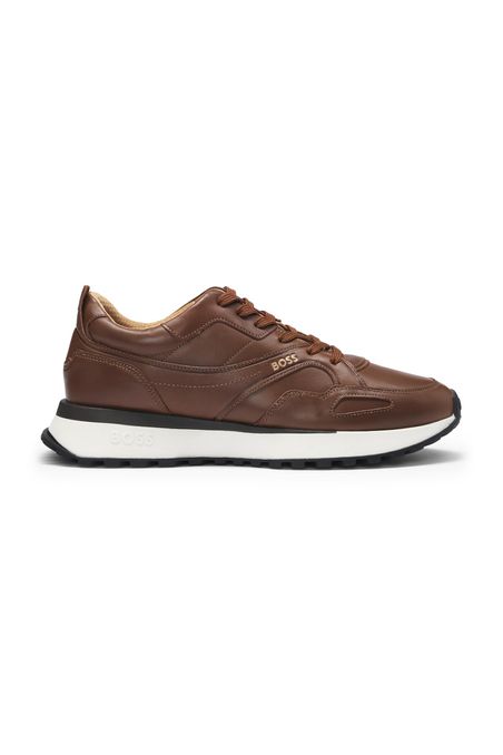 ZAPATILLA DE PIEL ITALIANA CON DISEÑO EXCLUSIVO HOMBRE