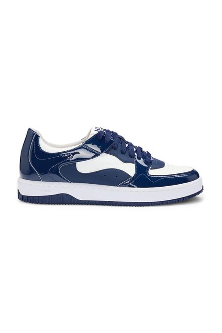 ZAPATILLA DE PIEL GENUINA CON DISEÑO EXCLUSIVO HOMBRE