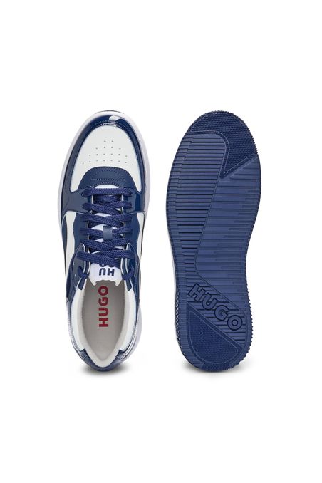 ZAPATILLA DE PIEL GENUINA CON DISEÑO EXCLUSIVO HOMBRE