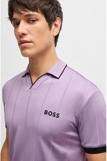 POLO DE ALGODÓN PIQUÉ CON DISEÑO EXCLUSIVO HOMBRE