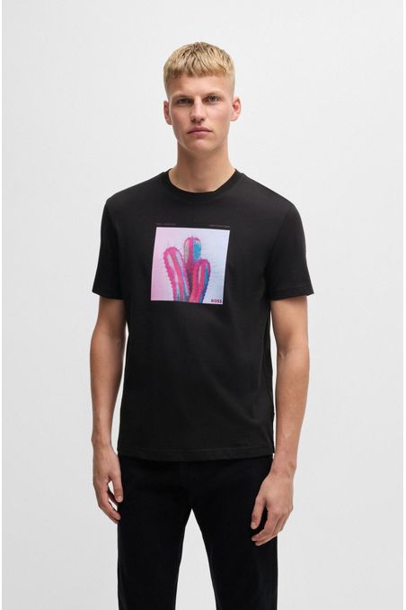 POLERA DE ALGODÓN PIQUÉ CON DETALLE PREMIUM HOMBRE