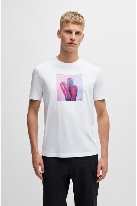 POLERA DE ALGODÓN PIQUÉ CON DETALLE PREMIUM HOMBRE