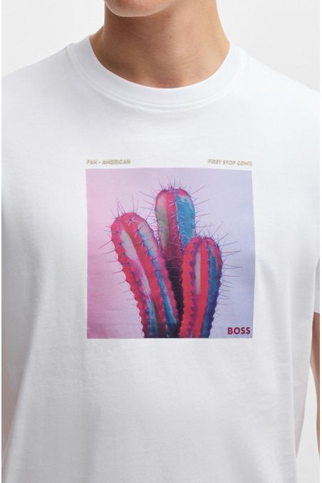 POLERA DE ALGODÓN PIQUÉ CON DETALLE PREMIUM HOMBRE